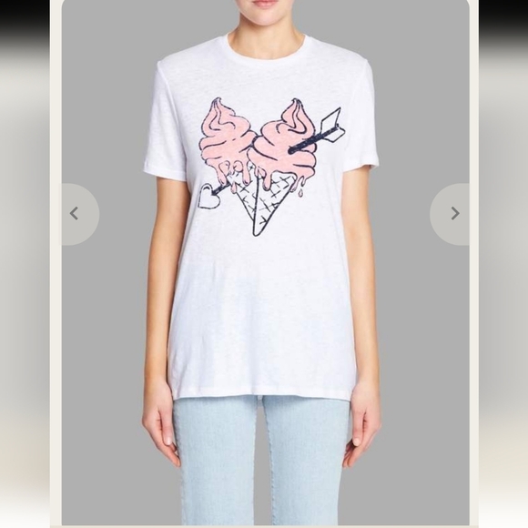 ZOE KARSSEN ice cream loose fit tee - Picture 4 of 14